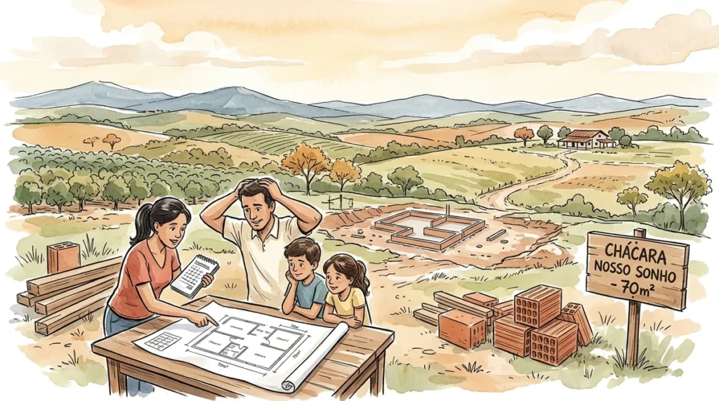 ["orçamento construção chácara — visao geral